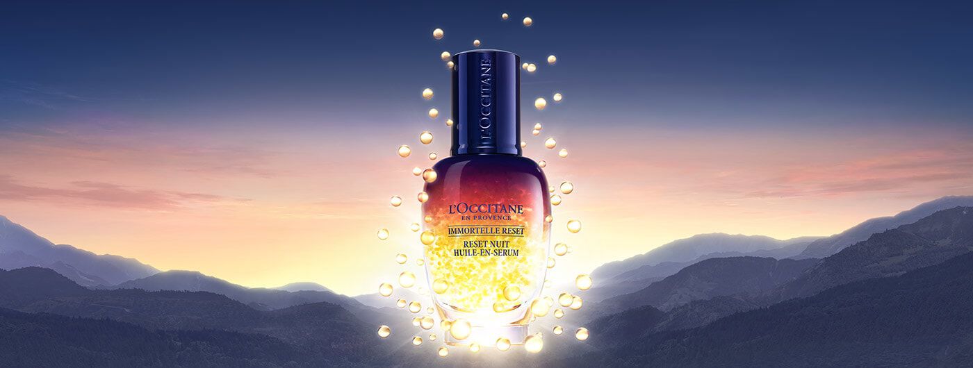 美容液 L'OCCITANE IMMORTELLE RESET 50ml Immortelle Overnight Reset Oil-in-Serum | L'Occitane en Provence