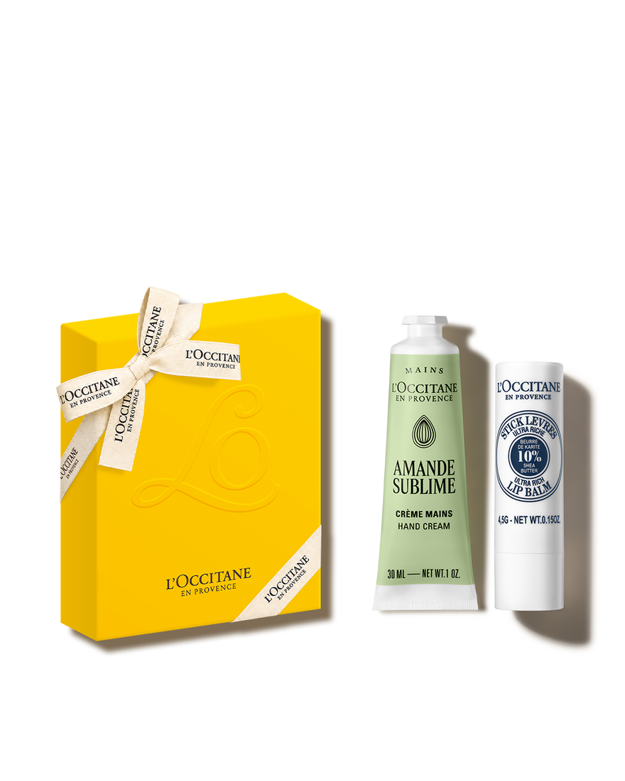 [기프트] 아몬드 핸드 크림 (아망드 쉬블리므) & 시어 스틱 립밤 듀오 | L&rsquo;Occitane en Provence