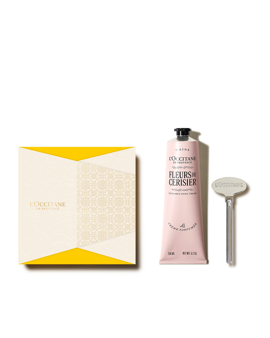 [기프트] 플뢰르 드 세리지에 퍼퓸드 핸드 크림 150ml 세트 (+ 매직키) | L&rsquo;Occitane en Provence