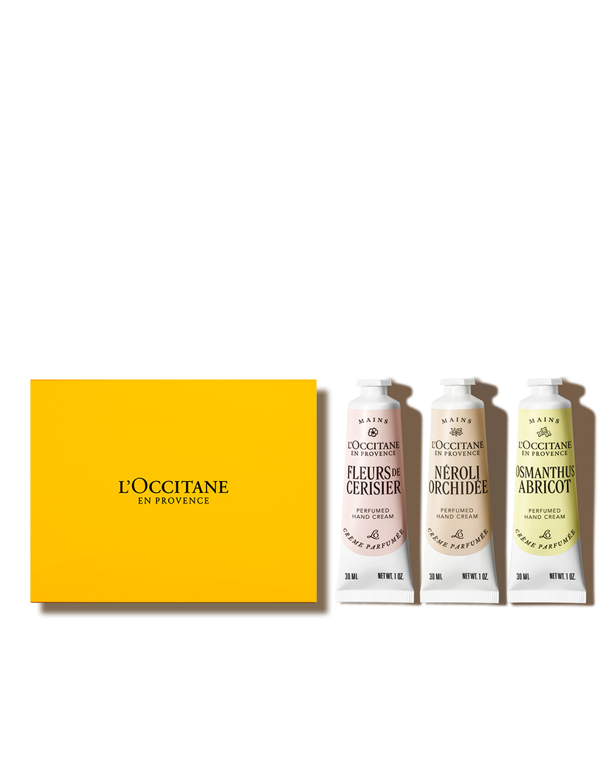 [기프트] 프루티 구르망 퍼퓸드 핸드 크림 트리오 (세리지에, 네롤리, 오스만투스) | L&rsquo;Occitane en Provence