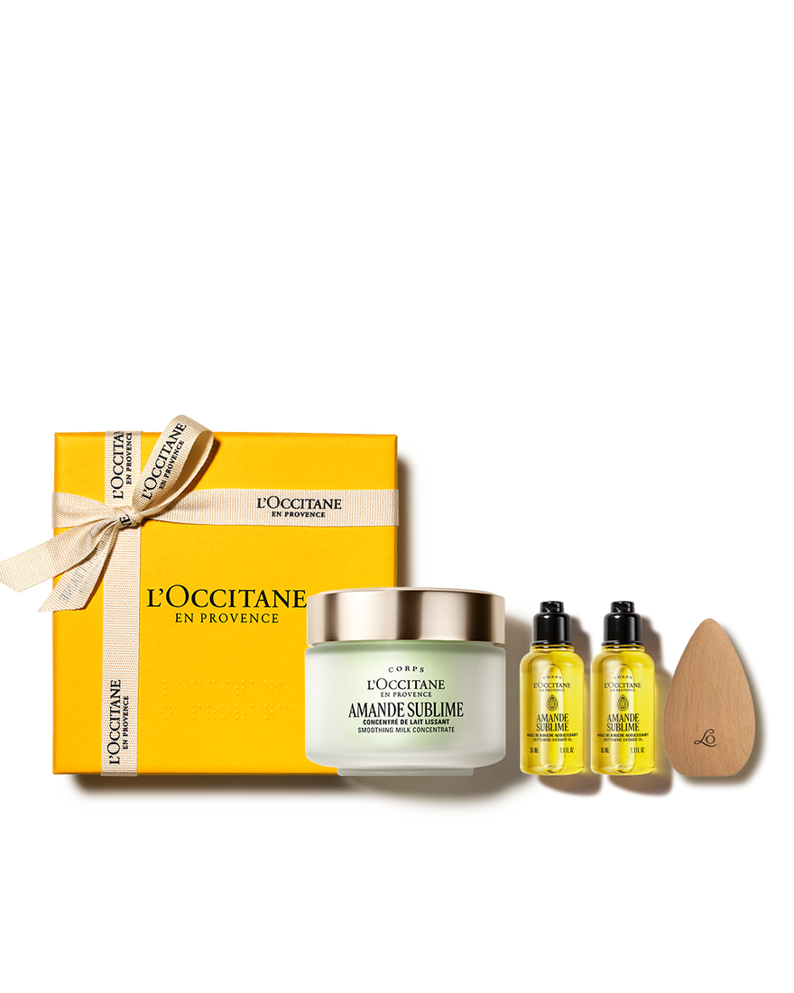 대표 이미지 1/3, [기프트] 아몬드 수딩 밀크 컨센트레이트 200ml 세트(아망드 쉬블리므)(+샤워오일 70ml+아몬드 괄사), , KRRECT